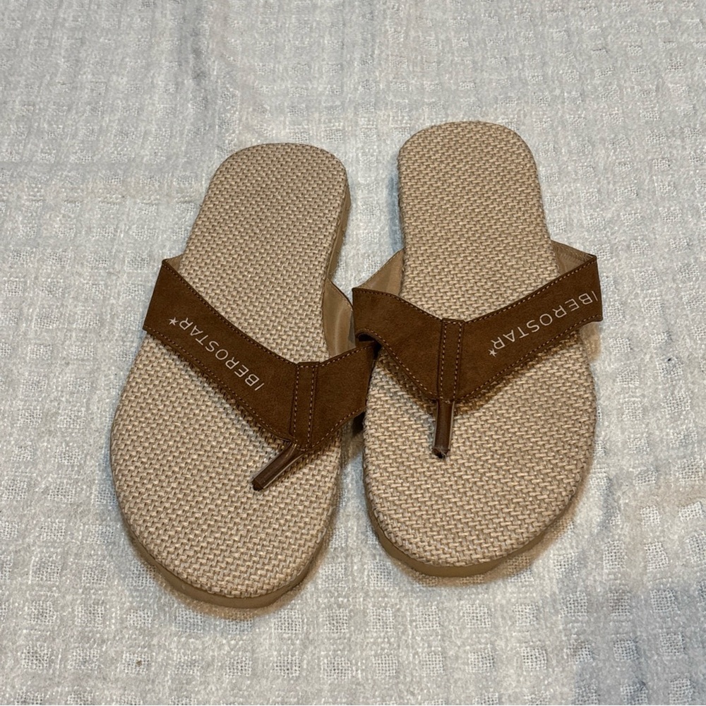 Iberostar Hotels Brown and Tan Sandals